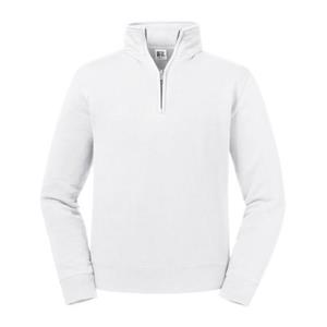 Russell Authentiek sweatshirt met kwartrits voor heren XL wit