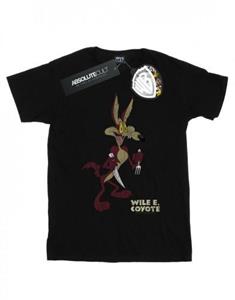 Looney Tunes jongens Wile E Coyote noodlijdende T-shirt 12-13 wit