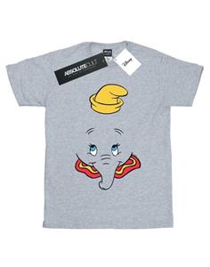 Disney meisjes Dumbo Face katoenen T-shirt 12-13 grijs