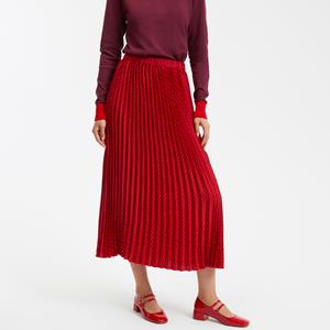 LA REDOUTE COLLECTIONS Lange plissérok, dambordmotief