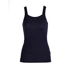 icebreaker W Siren Tank Marineblauw/Wit