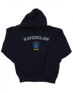 Harry Potter meisjes Ravenclaw Crest hoodie 12-13 marineblauwe kleur