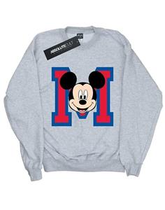 Disney meisjes Mickey Mouse M Face Sweatshirt 12-13 grijs