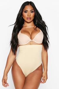 Boohoo Corrigerende String Met Hoge Taille, Nude