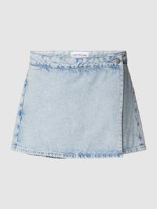 Calvin Klein Denim Wrap Skort Dames