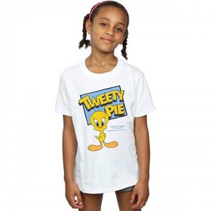 Looney Tunes meisjes Tweety Pie katoenen T-shirt 12-13 wit