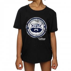 Guardians Of The Galaxy meisjes Rocket Powered katoenen T-shirt 12-13 zwart