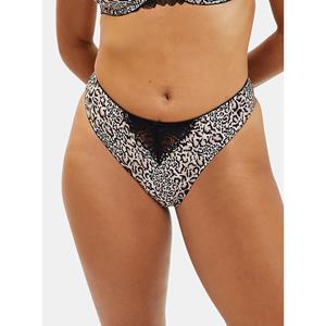 Sans complexe String in  bedrukt microvezel Salma