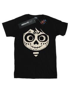 Disney Coco Miguel katoenen T-shirt met skeletgezicht voor meisjes 12-13 zwart