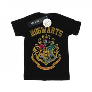 Harry Potter meisjes gevuld Crest Varsity katoenen T-shirt 12-13 zwart