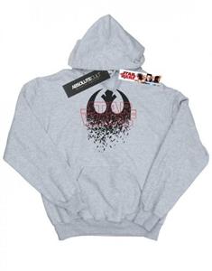 Star Wars Boys The Last Jedi Shattered Emblem-hoodie 12-13 zwart