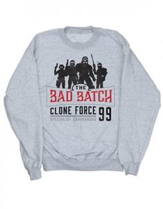 Star Wars Boys The Bad Batch Clone Force 99-sweatshirt 7-8 Years wit