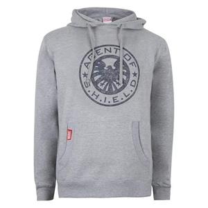 Marvel heren schildhoodie S Vloot/grijs