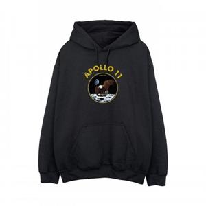 NASA heren klassieke Apollo 11 hoodie L wit