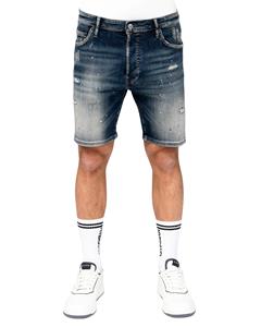 My Brand Washed Shredder Shorts Heren Blauw - 