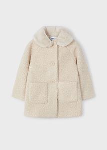 Mayoral Meisjes jas teddy almond