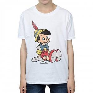 Pertemba FR - Apparel Pinokkio jongens klassiek katoenen T-shirt 9-11 Years wit