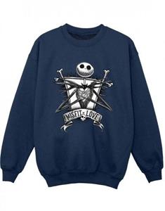 Disney Boys The Nightmare Before Christmas Misfits Love Sweatshirt 12-13 zwart