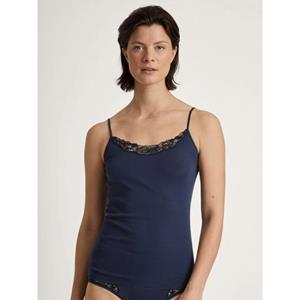 CALIDA Hemd Cotton Desire met kantdetail op de decolleté
