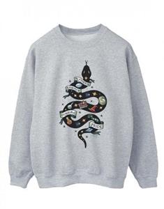Harry Potter Mens Slytherin Sketch Sweatshirt XXL wit