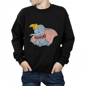 Dumbo jongens klassiek katoenen sweatshirt 12-13 zwart