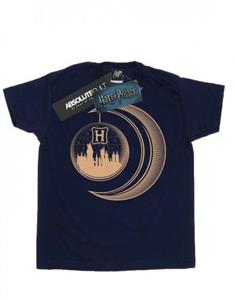 Harry Potter meisjes Zweinstein maan katoenen T-shirt 7-8 Years wit