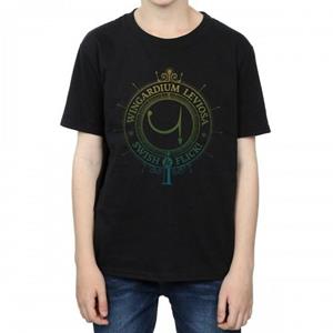 The Boys Het jongens Wingardium Leviosa katoenen T-shirt voor jongens 12-13 zwart