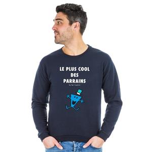 Monsieur Madame Herensweatshirt - DE COOLSTE GODFADERS 2 XS marineblauwe kleur