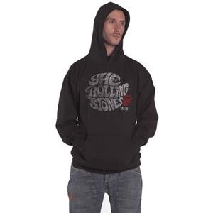 The Rolling Stones De Rolling Stones Unisex Adult '82 Swirl Eco-vriendelijke logo-hoodie M zwart