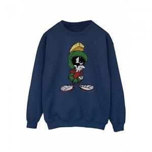 Looney Tunes Heren Marvin The Martian Pose Sweatshirt L marineblauwe kleur