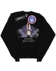 NASA Mens Kennedy Space Centre Lift Off Sweatshirt L zwart
