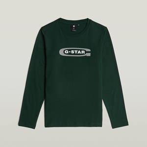G-Star RAW Jongens T-Shirt Regular - Groen - jongens