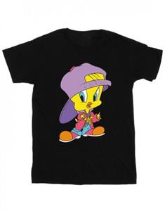 Looney Tunes meisjes Tweety Pie hiphop katoenen T-shirt 9-11 Years wit