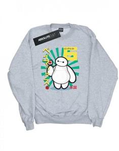 Disney jongens Big Hero 6 Baymax Lollypop Sweatshirt 12-13 wit