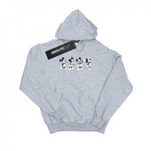 Disney jongens Mickey Mouse vier emoties hoodie 12-13 wit