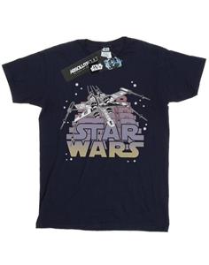Star Wars jongens X-Wing Starfighter T-shirt 12-13 marineblauwe kleur