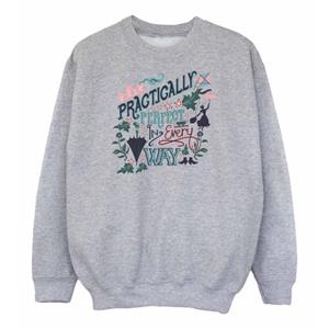 Mary Poppins meisjes vrijwel perfect in elk opzicht sweatshirt 12-13 wit