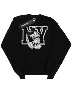 Disney Girls Mickey Mouse NY Kicking Sweatshirt 12-13 zwart