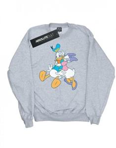 Disney meisjes Donald en Daisy Duck Kiss Sweatshirt 12-13 zwart