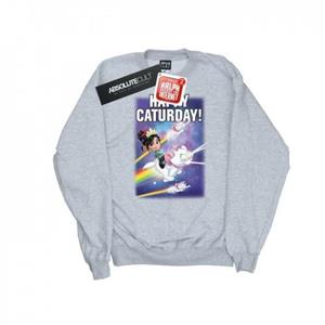 Disney jongens Wreck It Ralph Happy Caturday Sweatshirt 9-11 Years wit