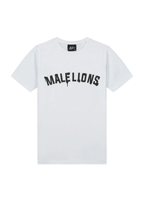Malelions Junior Paint T-Shirt | White/Black