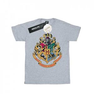 Harry Potter jongens Zweinstein Crest gouden inkt T-shirt 12-13 grijs