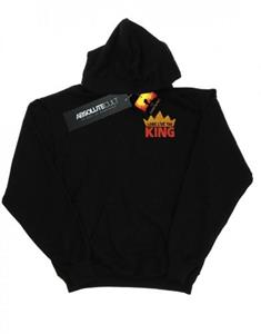 Disney Heren The Lion King Movie Long Live Breast Print Hoodie M zwart