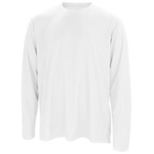 Spiro Heren sport sneldrogend prestatie-T-shirt met lange mouwen 2XL zwart