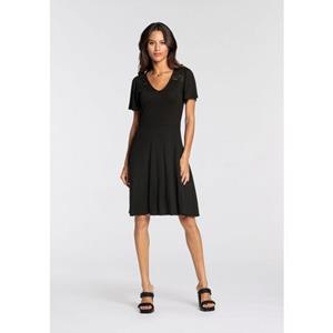 Laura Scott Jerseyjurk met elegante kantdetails - nieuwe collectie