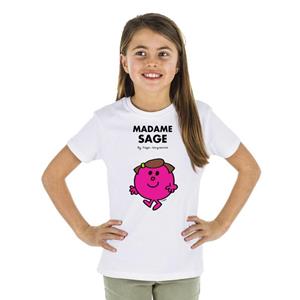 Monsieur Madame Kinder T-shirt MADAME SAGE 2 ans wit