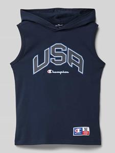 Champion Hoodie met labelprint