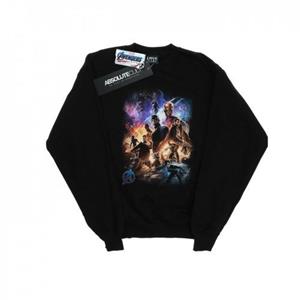 Marvel Girls Avengers Endgame Character Montage Sweatshirt 12-13 zwart