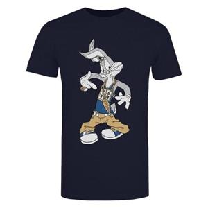 Looney Tunes jongens Rapper Bugs Bunny katoenen T-shirt 12-13 zwart