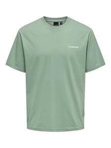 onlyandsons Only and Sons Onskluivert Rlx Ss Printed Tee Cs